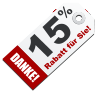 DANKE! 15% Rabatt für Sie!